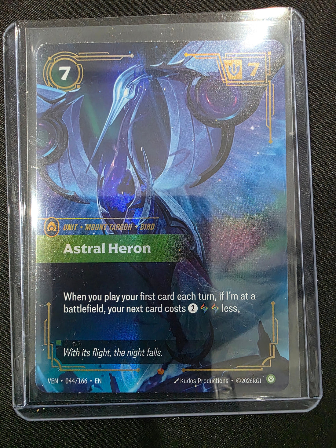 Astral Heron VEN-044/166 Vendetta Foil front