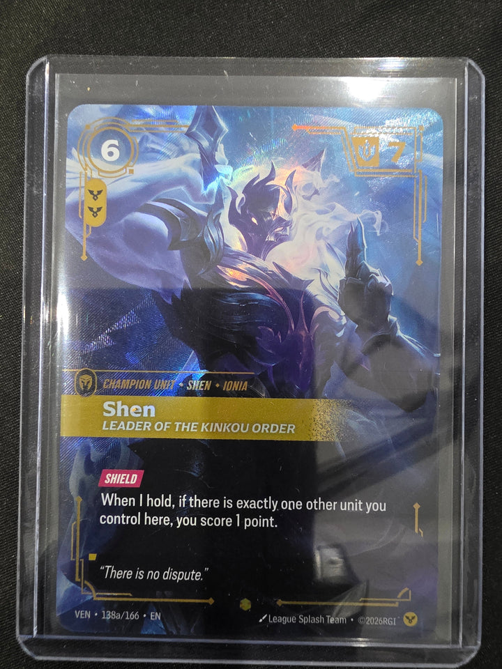 Shen, Leader of the Kinkou Order VEN-138a/166 Vendetta Alternate Art Foil front