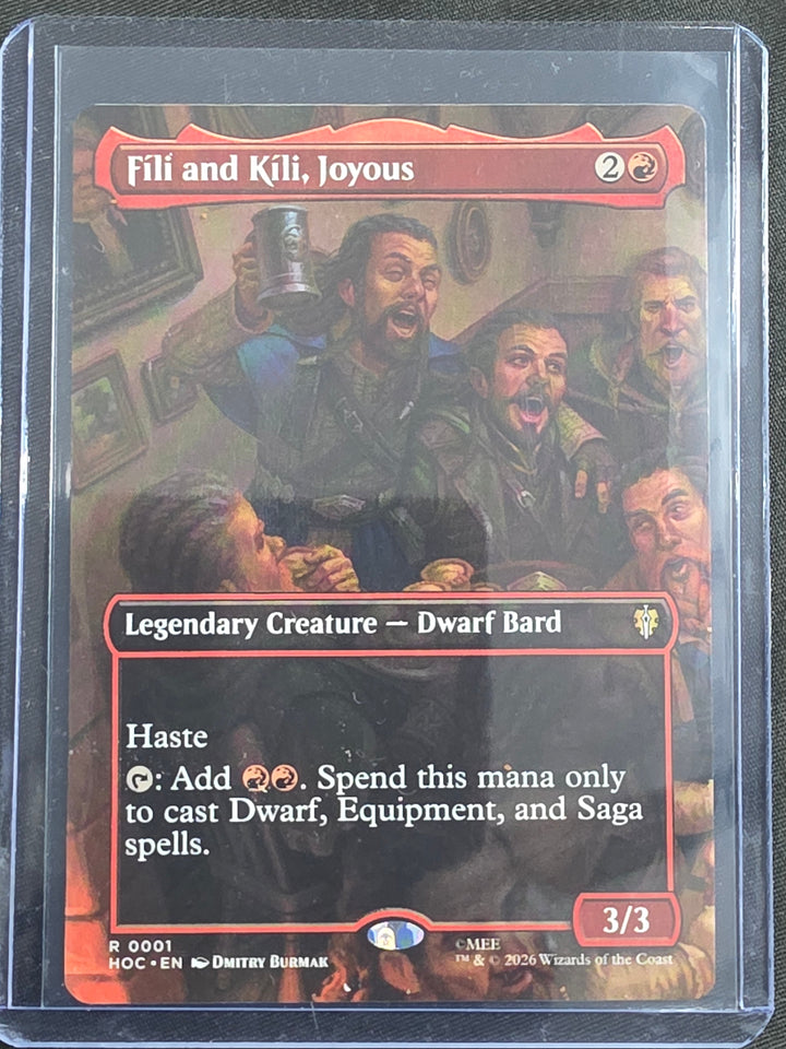 Fili and Kili, Joyous HOC-0001 The Hobbit: Eternal-Legal Borderless Non-Foil front
