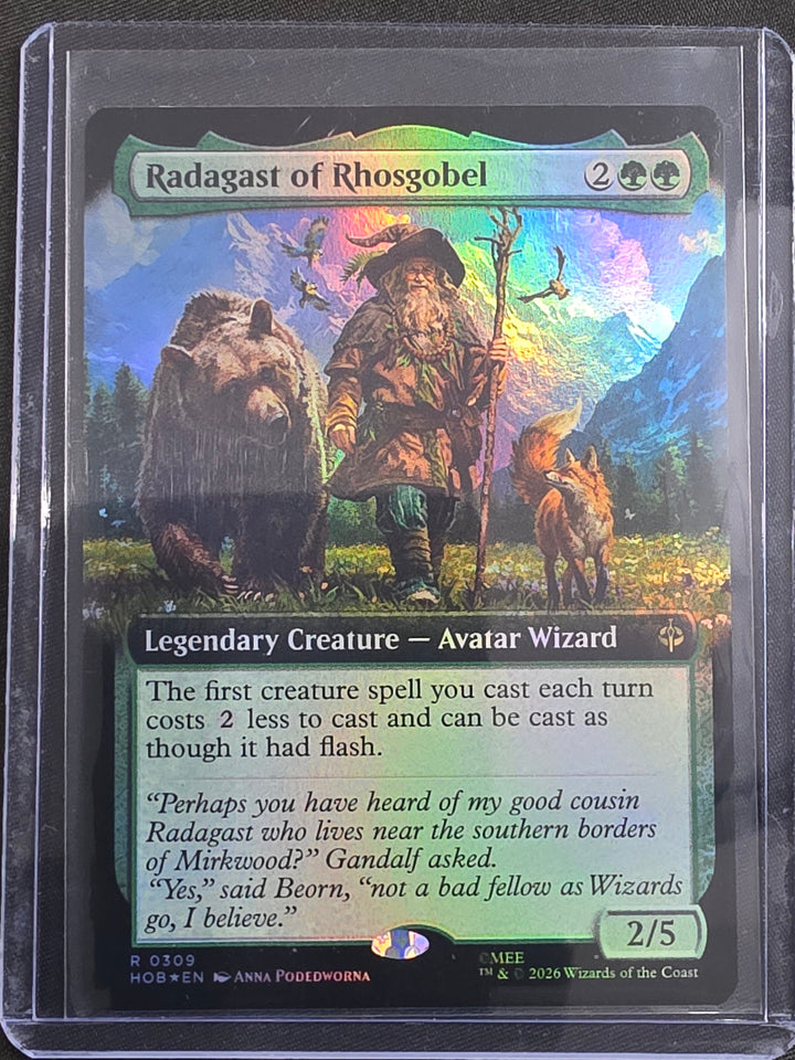Radagast of Rhosgobel HOB-0309 The Hobbit Showcase Foil front