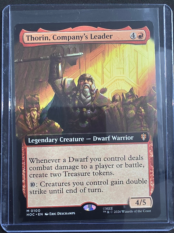 Thorin, Company's Leader HOC-0100 The Hobbit: Eternal-Legal Borderless Non-Foil front