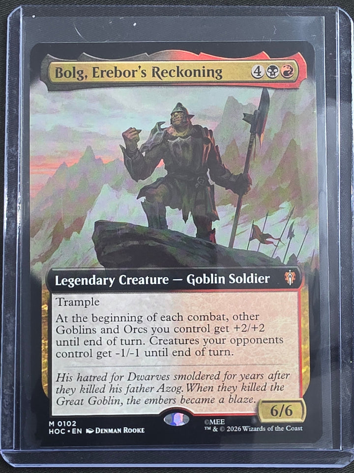 Bolg, Erebor's Reckoning HOC-0102 The Hobbit: Eternal-Legal Borderless Non-Foil front