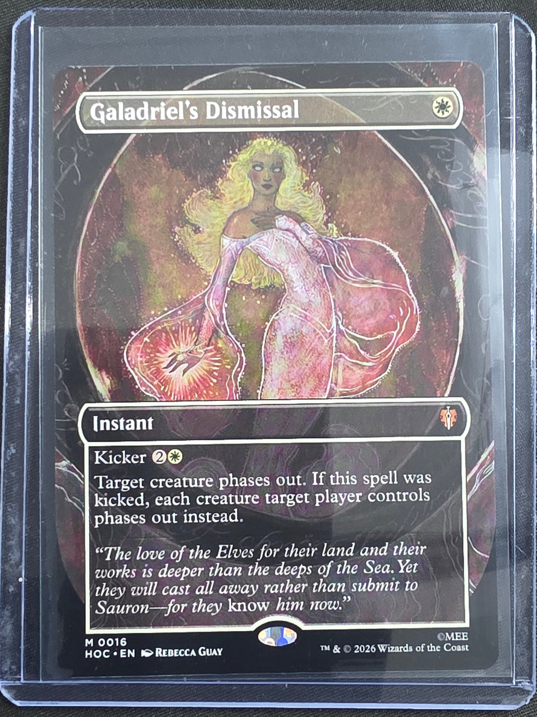 Galadriel's Dismissal HOC-0016 The Hobbit: Eternal-Legal Borderless Non-Foil front