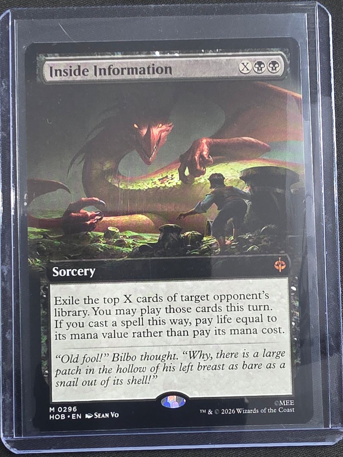Inside Information HOB-0296 The Hobbit Showcase Non-Foil front