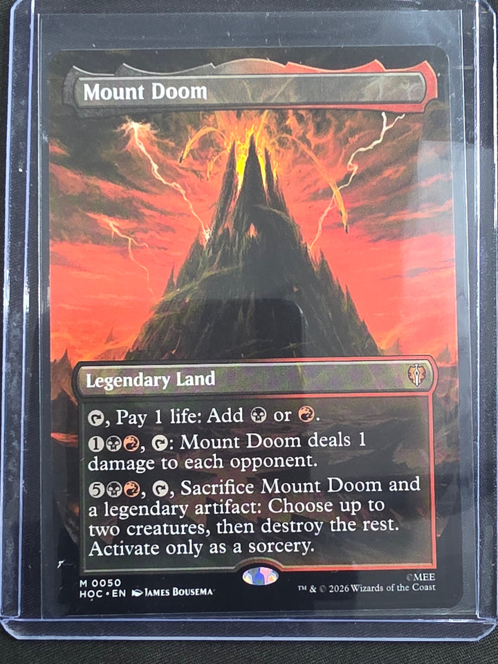 Mount Doom HOC-0050 The Hobbit: Eternal-Legal Borderless Non-Foil front