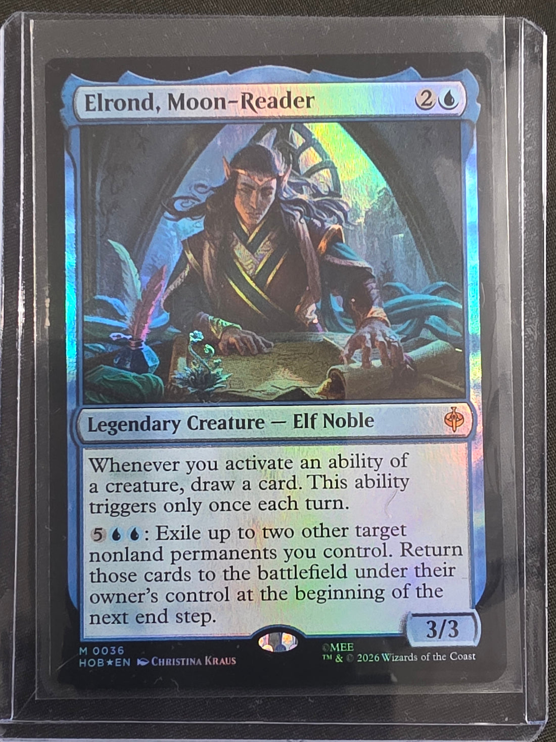 Elrond, Moon-Reader HOB-0036 The Hobbit Foil front