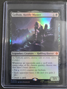 Gollum, Riddle Master HOB-0070 The Hobbit Foil front