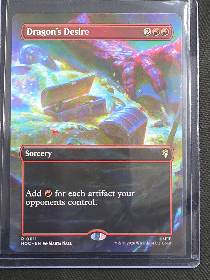 Dragon's Desire HOC-0011 The Hobbit: Eternal-Legal Borderless Non-Foil front