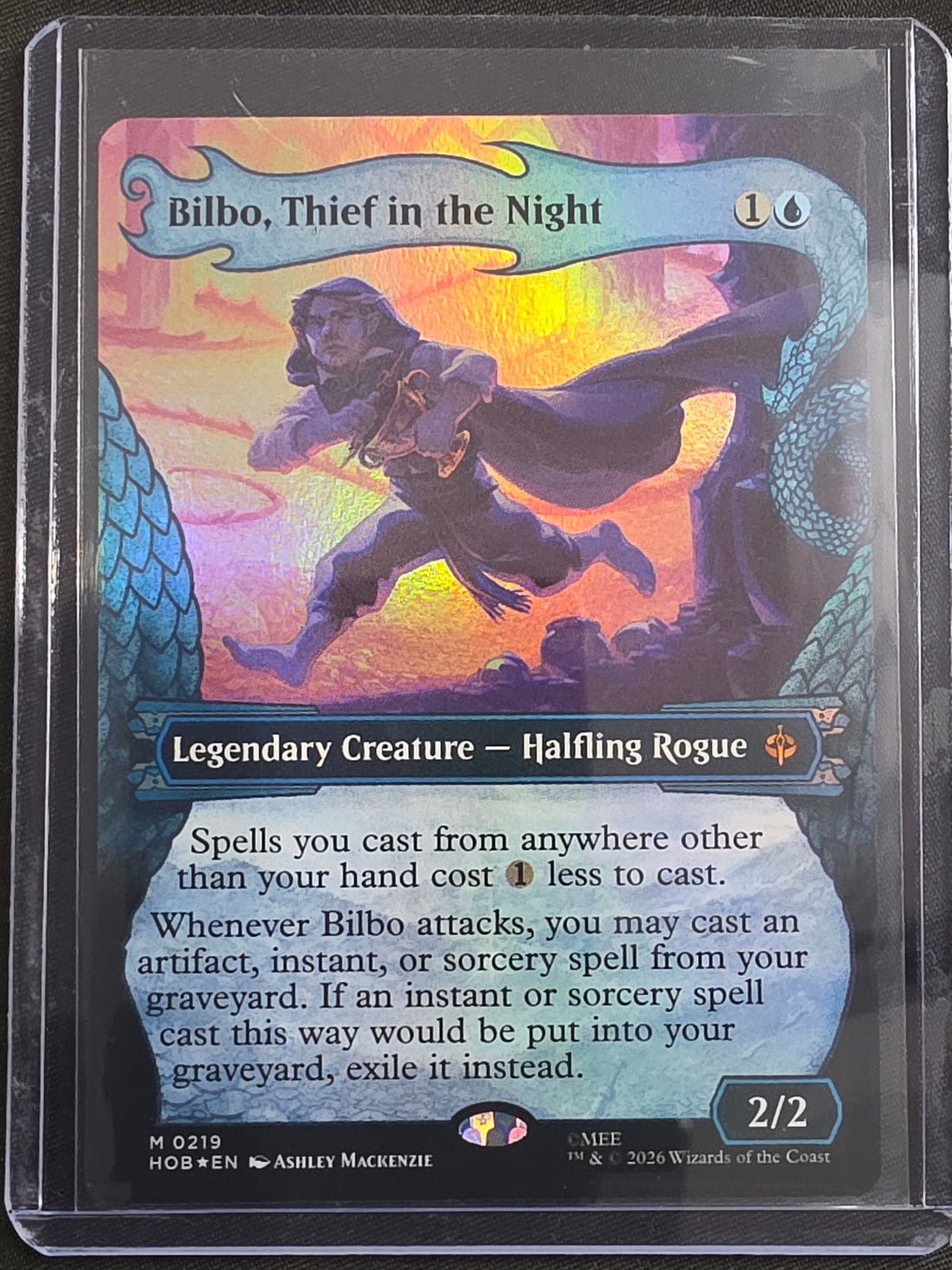 Bilbo, Thief in the Night HOB-0219 The Hobbit Showcase Non-Foil front
