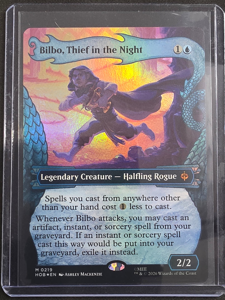 Bilbo, Thief in the Night HOB-0219 The Hobbit Showcase Non-Foil front