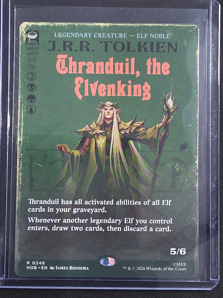 Thranduil, the Elvenking HOB-0246 The Hobbit Showcase Non-Foil front