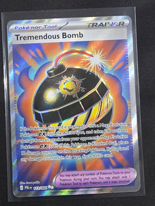 Tremendous Bomb 108/084 Pitch Black Holofoil front
