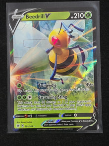 Beedrill V 001/189 SWSH10: Astral Radiance NM Full Art English image 1