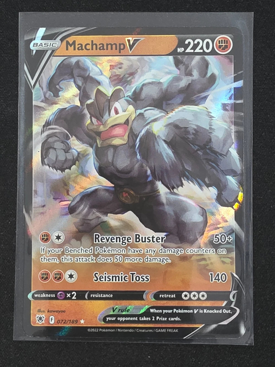 Machamp V 072/189 SWSH10: Astral Radiance - Pokemon Card - NM image 1