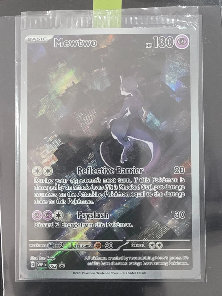 Scarlet & Violet Black Star Promos Mewtwo SVP 052 image 1