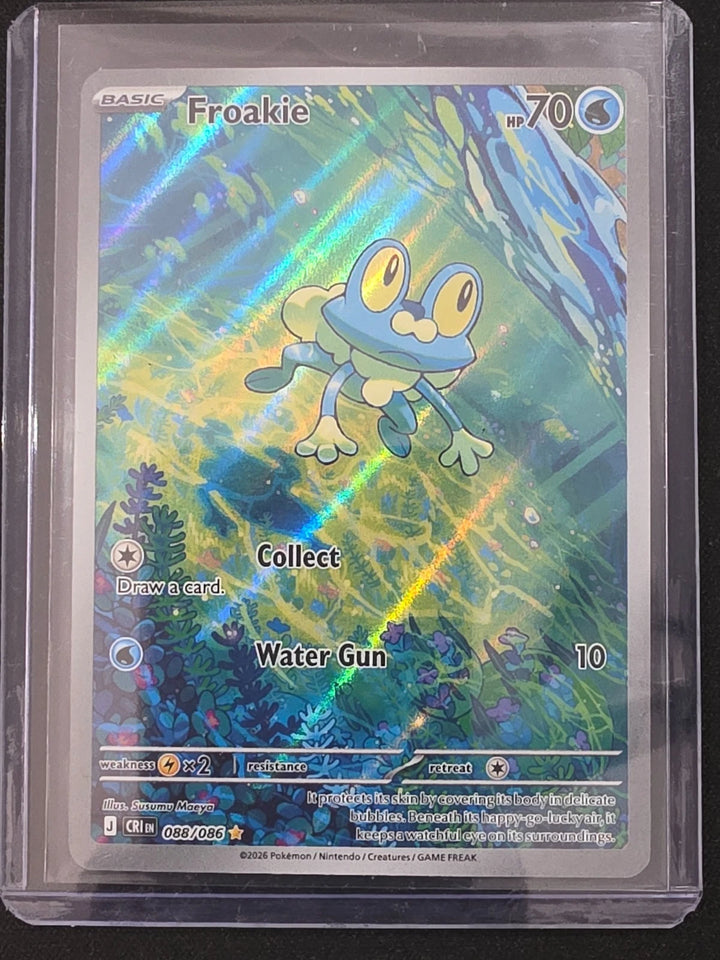 Froakie 088/086 IR Illustration Rare Chaos Rising CRI Pokemon TCG English image 1