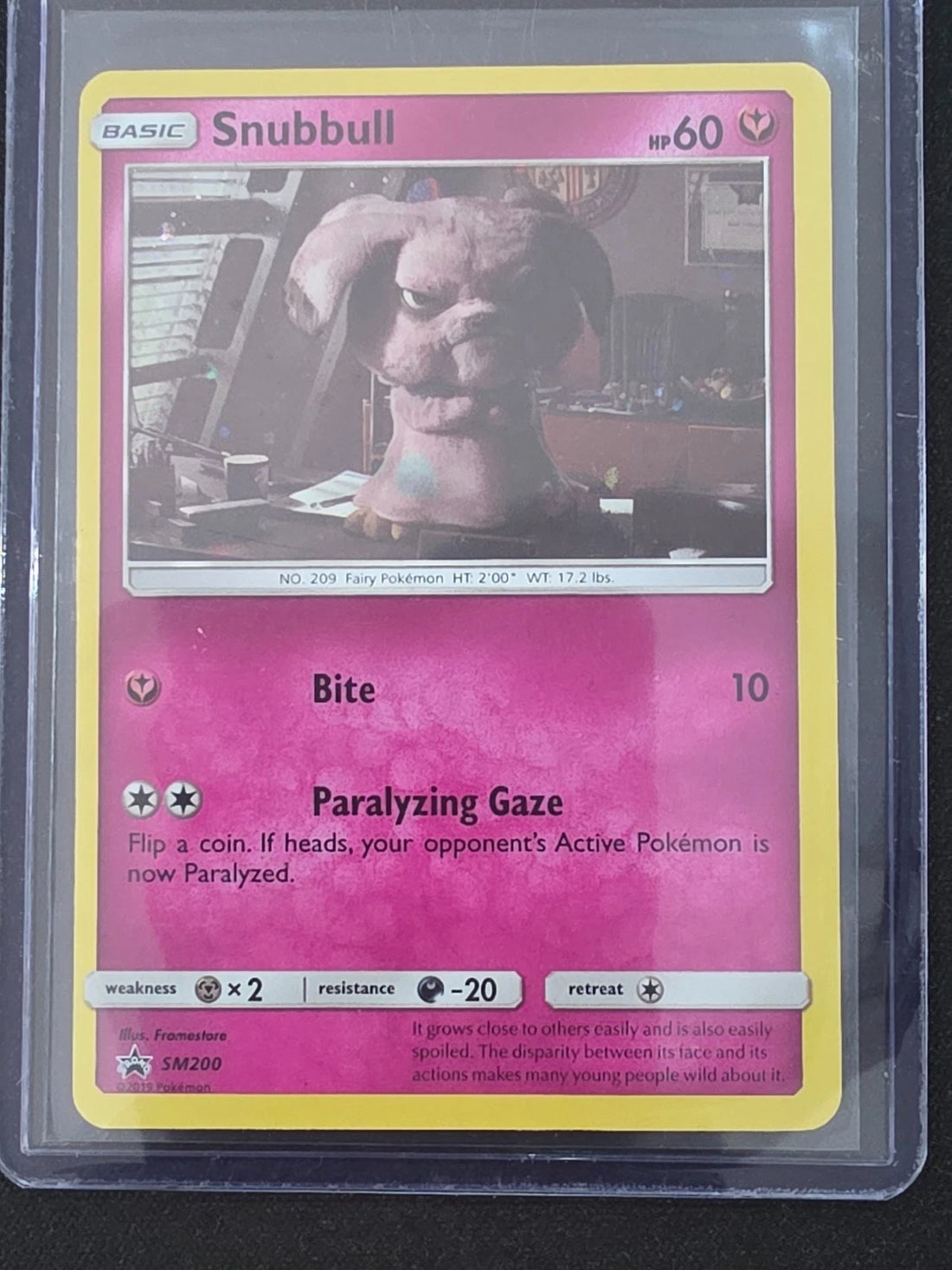 Snubbull SM200 Holo - Black Star Promo - Pokemon TCG - LP image 1