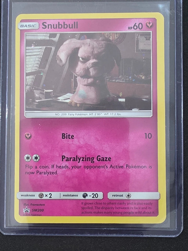 Snubbull SM200 Holo - Black Star Promo - Pokemon TCG - LP image 1
