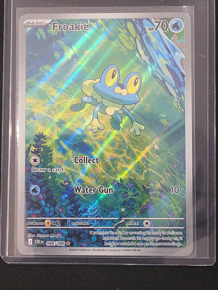 Froakie 088/086 IR Illustration Rare Chaos Rising CRI Pokemon TCG English image 1