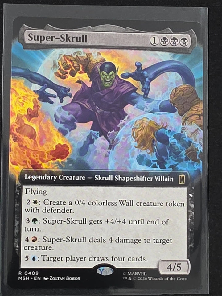 MTG Super-Skrull FOIL - MSH Marvel Super Heroes NM image 1