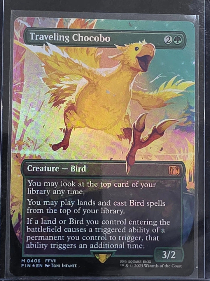 Traveling Chocobo - FIN 406 - NM - Foil image 1