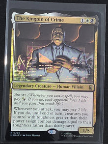 MTG The Kingpin of Crime FOIL - MSH Marvel Super Heroes NM image 1