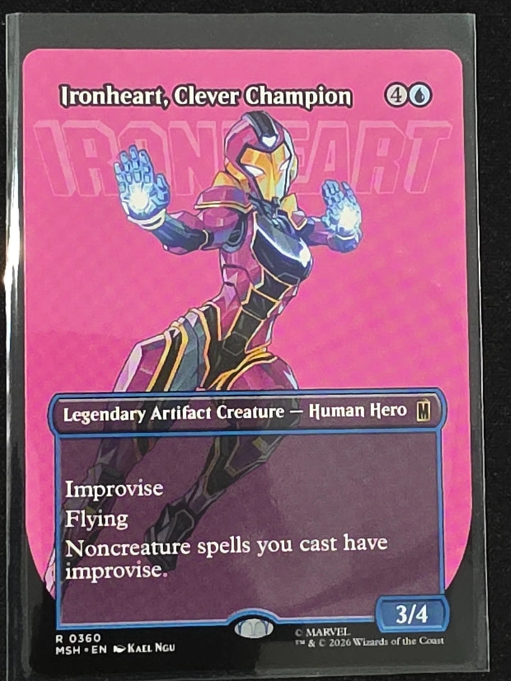 Ironheart, Clever Champion Borderless 0360 Marvel Super Heroes MtG image 1