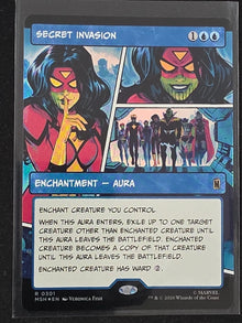 MTG Secret Invasion (Borderless) - MSH Marvel Super Heroes NM Foil image 1