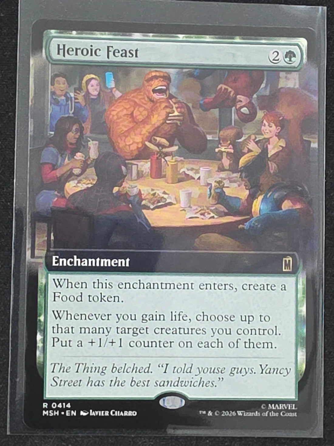 MTG Heroic Feast, Near Mint, MSH #0172 image 1