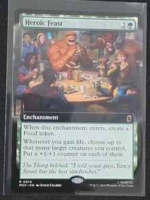 MTG Heroic Feast, Near Mint, MSH #0172 image 1