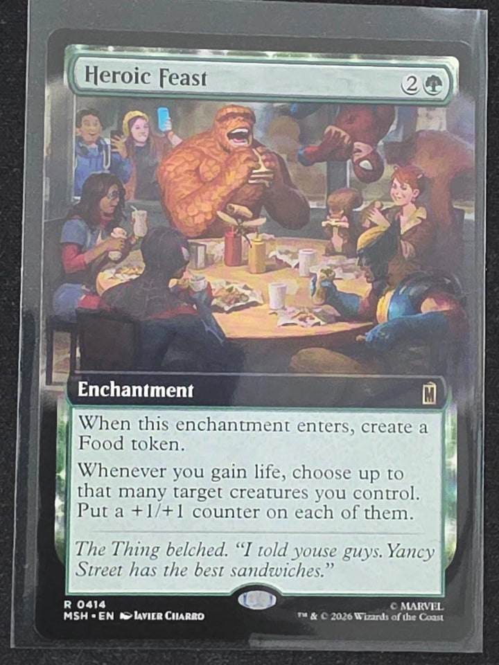MTG Heroic Feast, Near Mint, MSH #0172 image 1