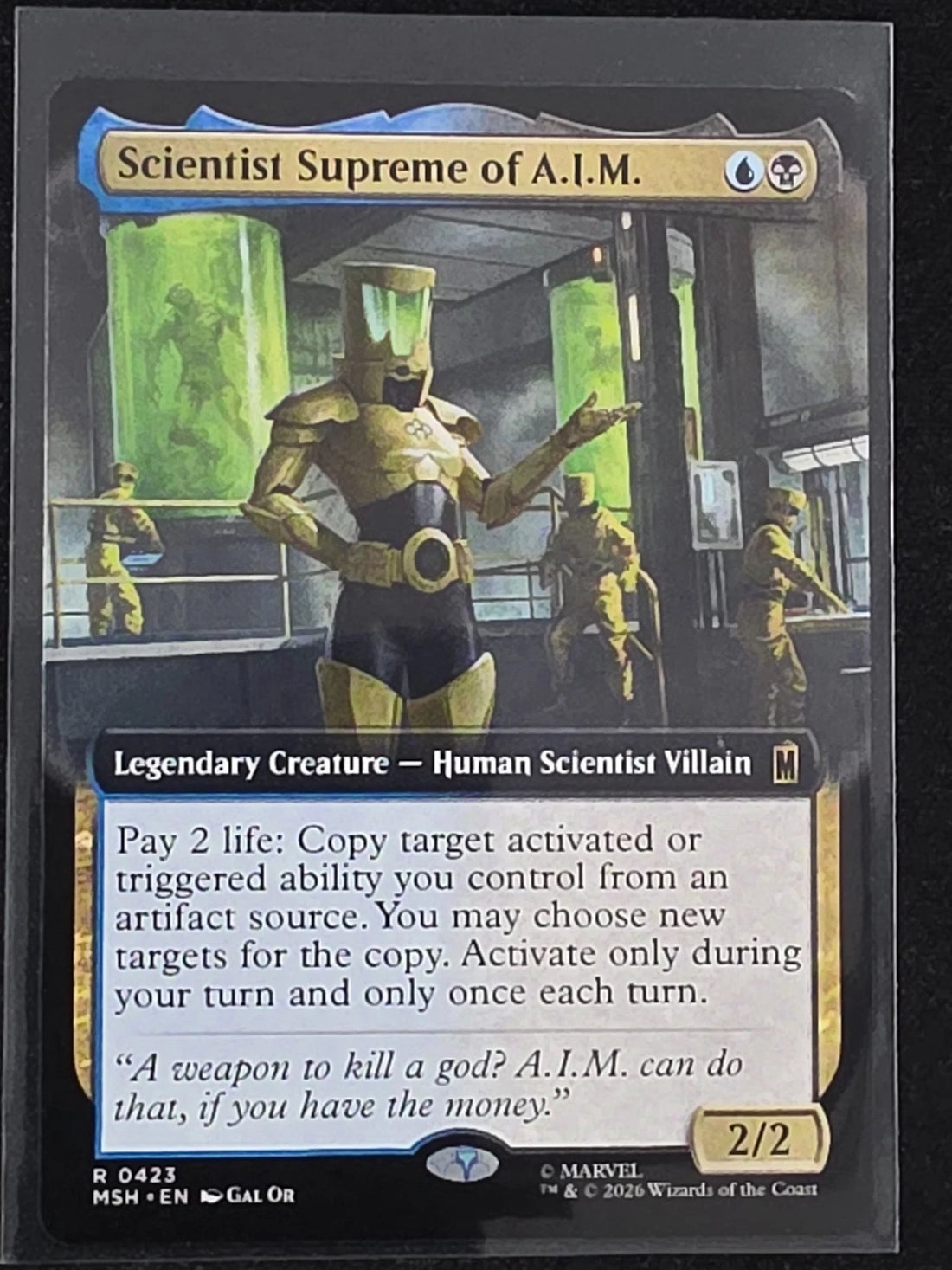 Scientist Supreme of A.I.M. #423 (Extended Art) (MSH) MTG TCG Card image 1