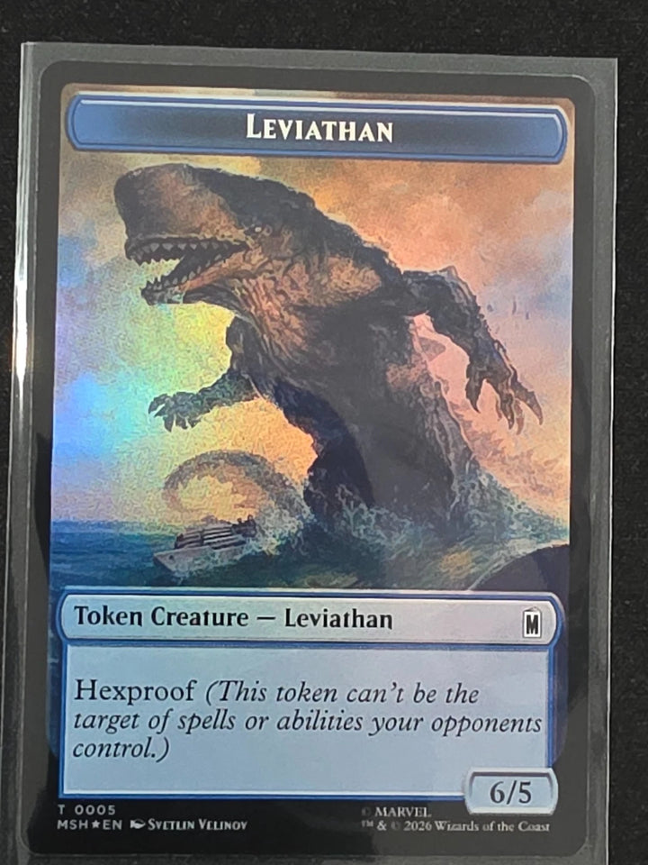 MTG - Food / Leviathan #19/5 Marvel Super Heroes Tokens image 1