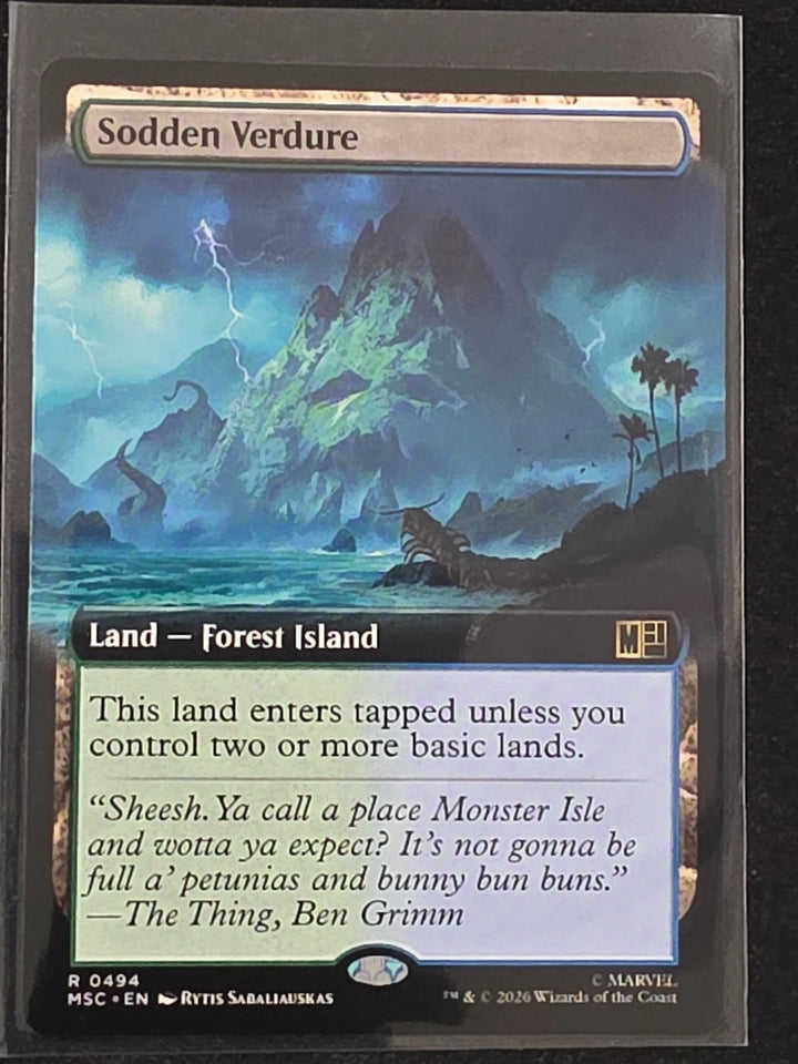 Sodden Verdure - N/M Marvel Super Heroes Magic The Gathering MTG image 1