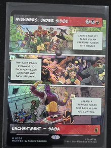 Avengers: Under Siege MSH 0306 Borderless MTG Marvel Super Heroes NM/M image 1