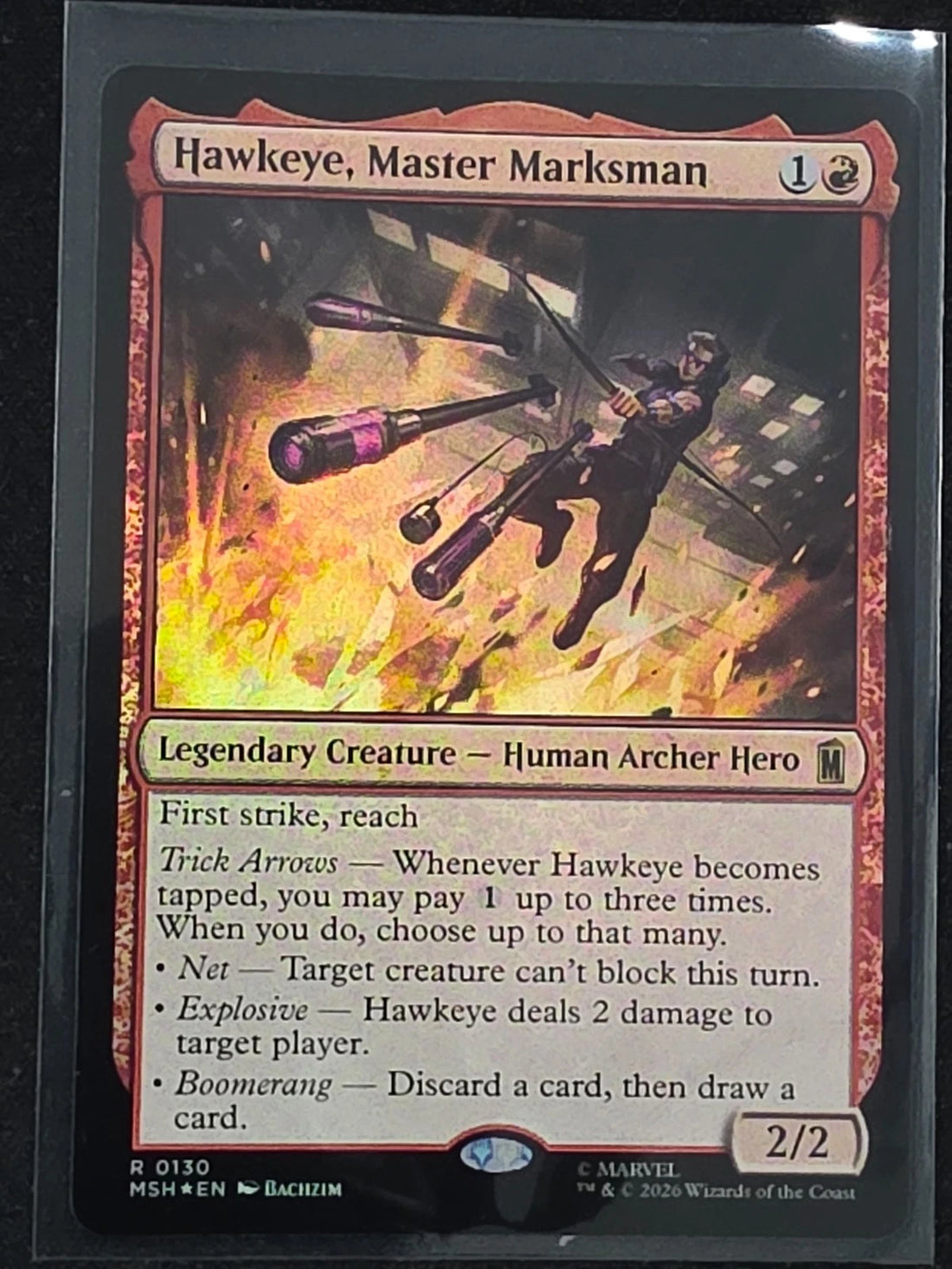 Hawkeye, Master Marksman - MSH 0130 - NM - MTG Magic image 1