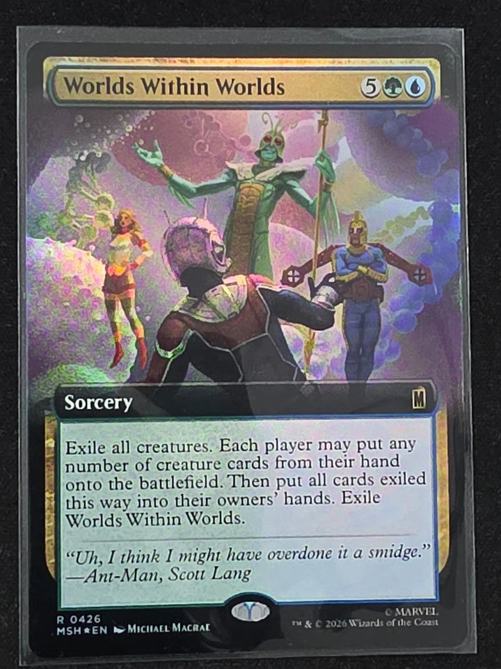 MTG Worlds Within Worlds - MSH Marvel Super Heroes NM image 1