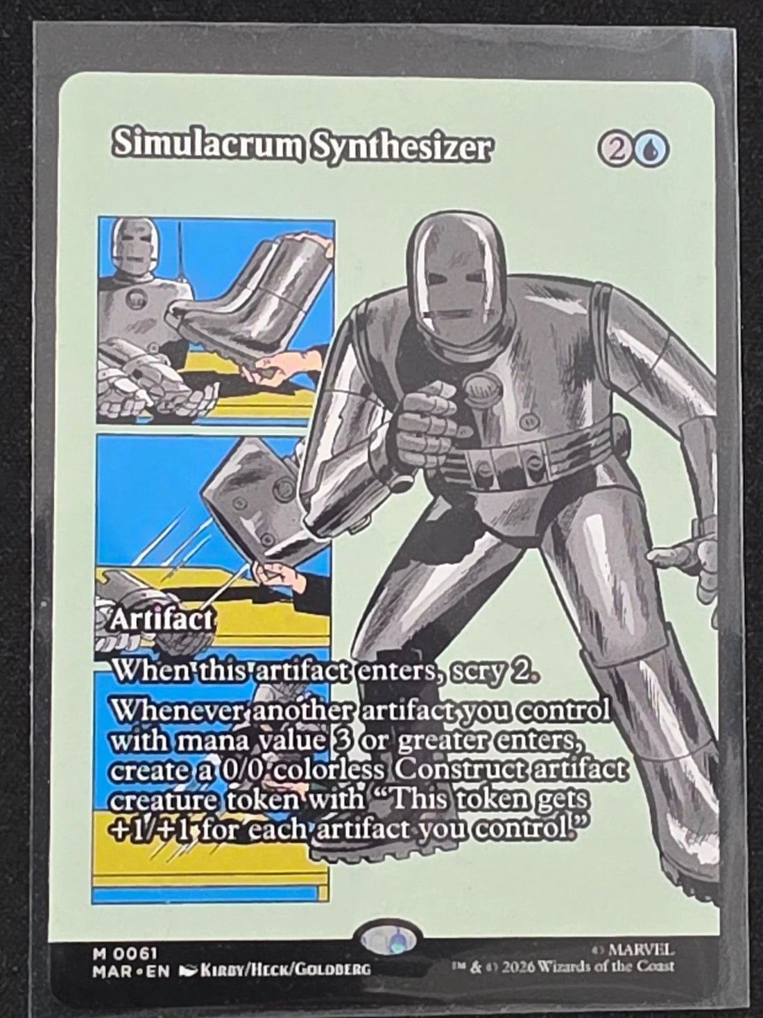 MTG [MAR-61 NM] Simulacrum Synthesizer (Borderless) image 1
