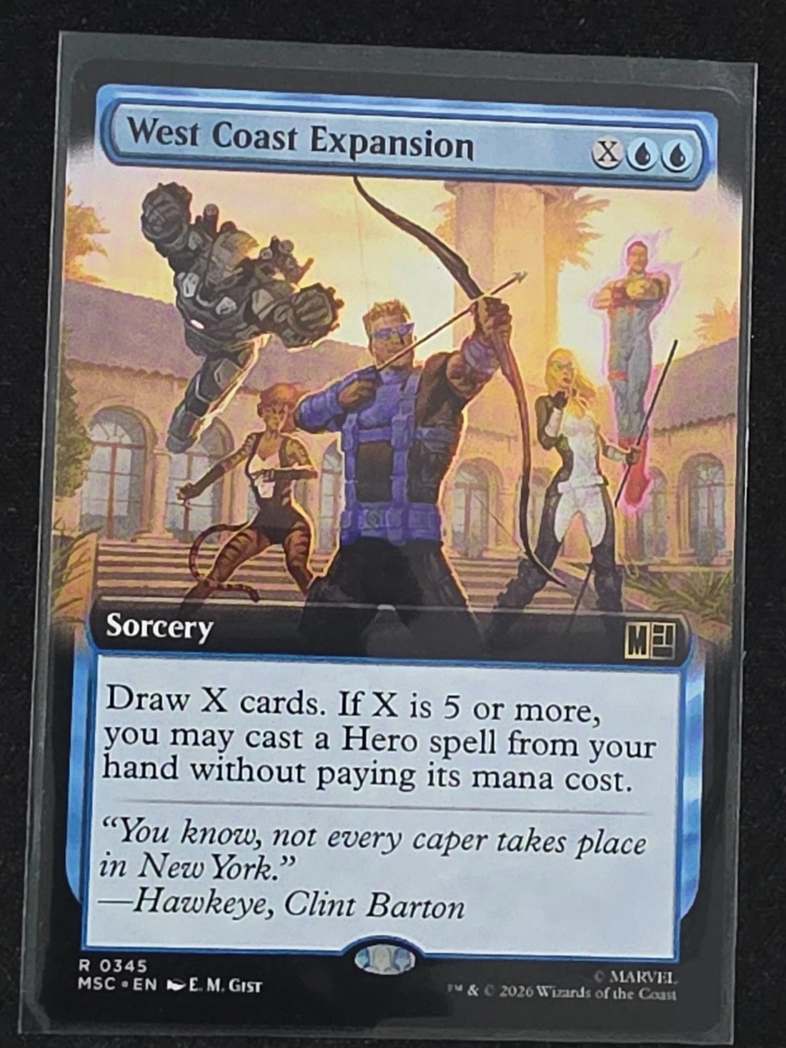 MTG West Coast Expansion MSC 40 - Rare Marvel Super Heroes Commander image 1