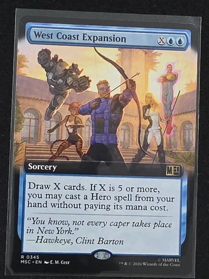 MTG West Coast Expansion MSC 40 - Rare Marvel Super Heroes Commander image 1