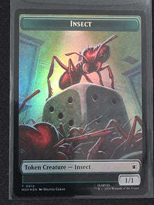 MTG - Insect / Soldier #12/4 Marvel Super Heroes Tokens image 2