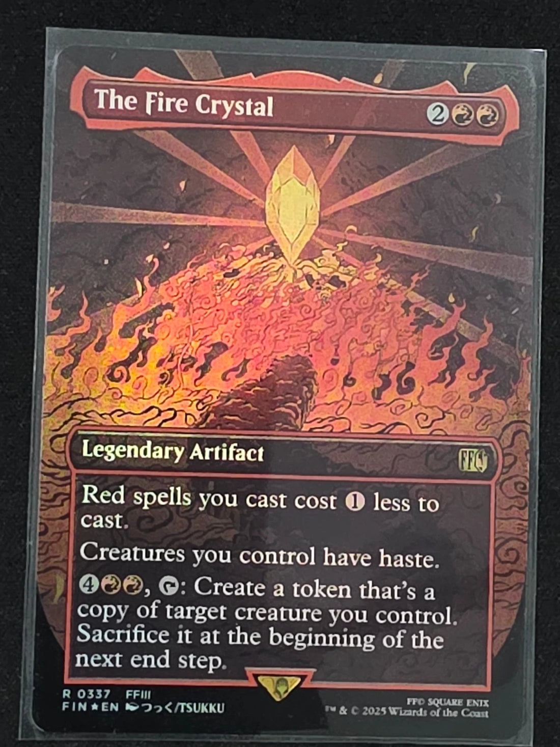 The Fire Crystal 135 FIN NM MTG Magic the Gathering image 1