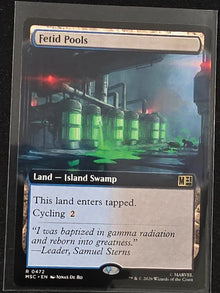 Fetid Pools Borderless (msc) 472 - MTG Marvel Super Heroes image 1