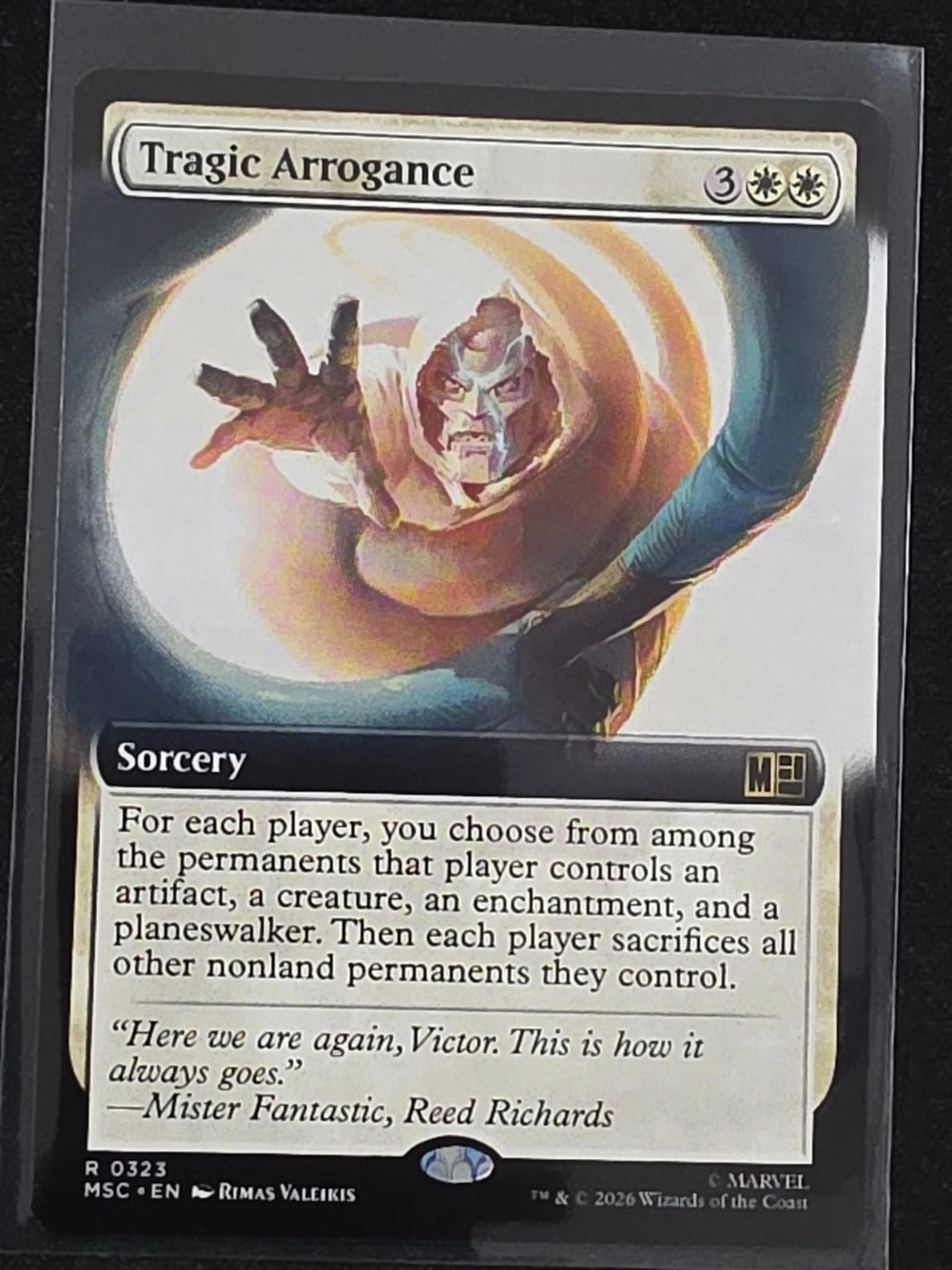 Tragic Arrogance MTG | NM/EX | Marvel Super Heroes Commander image 1