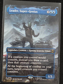 Leader, Super-Genius (Borderless) MSH 330 Foil R NM Marvel Super Heroes image 1