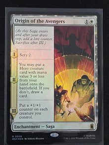 MTG Origin of the Avengers FOIL - MSH Marvel Super Heroes NM image 1