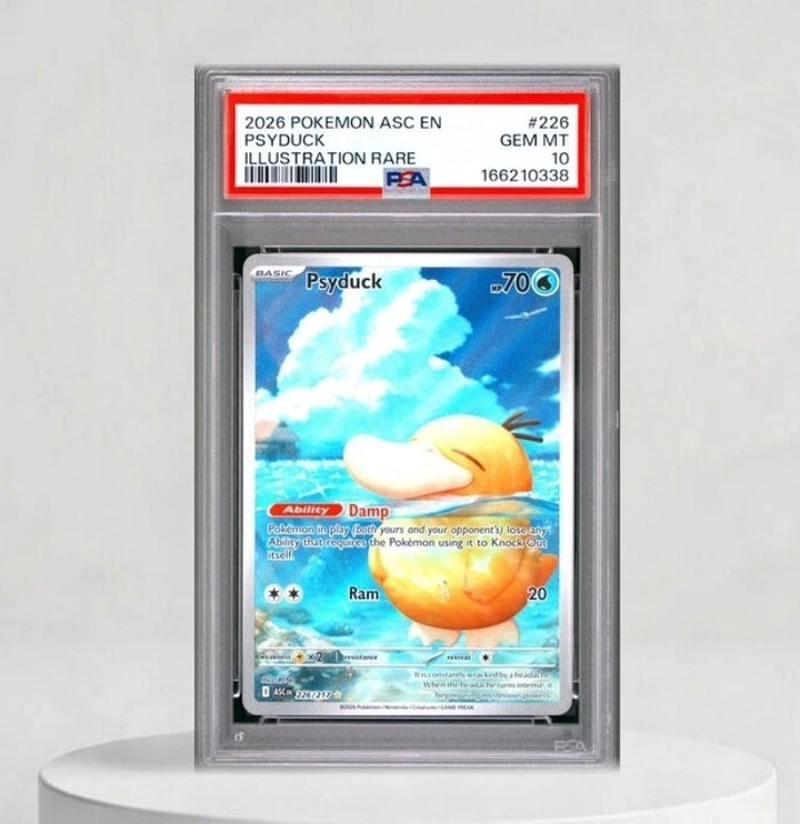 Pokemon PSA 10 - Psyduck 226/217 IR ME Ascended Heroes image 1