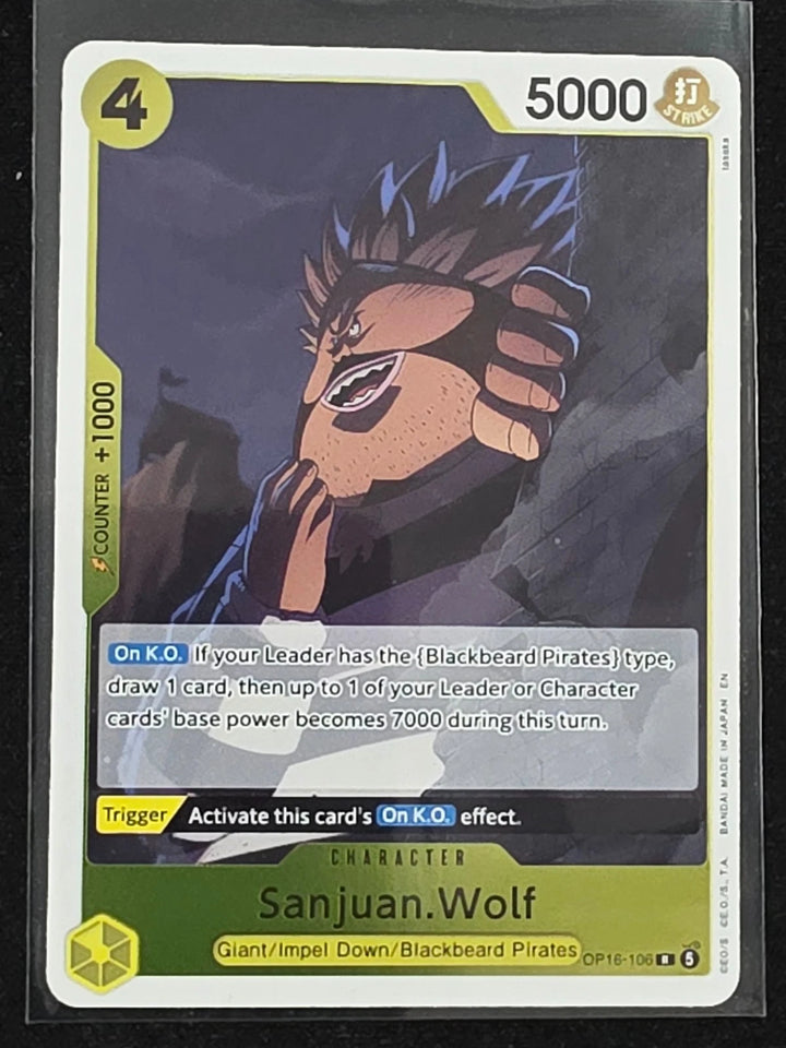 Sanjuan.Wolf OP16-106 R The Time of Battle One Piece Foil image 1