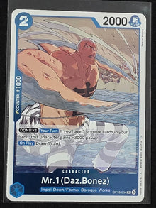 Mr.1(Daz.Bonez) OP16-054 Rare The Time of Battle One Piece Near Mint image 1