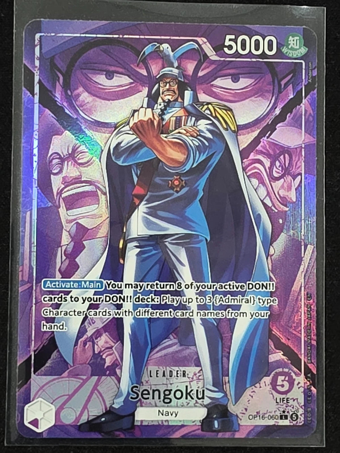 Sengoku Alternate Art OP16-060 The Time of Battle One Piece Foil NM image 1